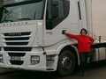 Sárgaöves Lipcsei Éva a kamionsofőr versenyen