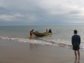 Mauritán helyi halászok