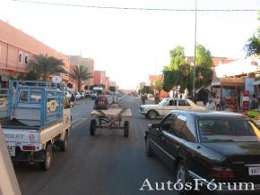 Marokkói forgalmi pillanatkép