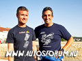 David Coulthard és Turán Frici