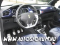 Citroen DS3 Cabrio belső tér