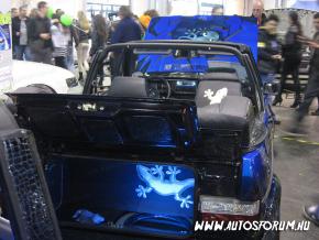 VW blue gekko airbrush