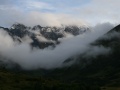 Kaukázus Rali, hegyek és felhők