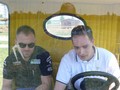 Talma és a rallyversenyzők elektromos golfautókkal versenyeztek
