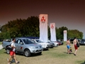 Mitsubishi terepjárók a 2012-es Balaton-átúszáson