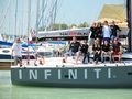 Az Infiniti-hajó az SOS Gyermekfalu Vitorlás Bajnokságon