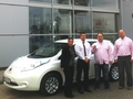 Az első Nissan Leaf Magyarországon a Magyar Telekomé