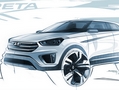 Első vázlat a Hyundai Cretáról