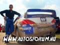 Turán Frici a Peugeot mellett