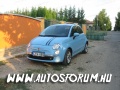 Fiat 500 csíkos dizájn