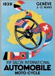 1939-es Genfi Autószalon plakátja