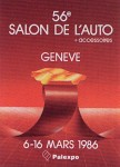 1986-os Genfi Autószalon plakátja