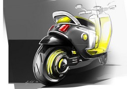MINI elektromos robogó koncept MINI elektromos robogo koncept