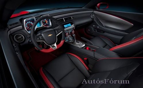 Chevrolet Camaro RedFlash belső tér Chevrolet Camaro RedFlash belso ter