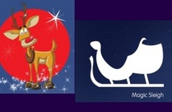 Rudolf motoros Mikulás szán Rudolf motoros Mikulas szan