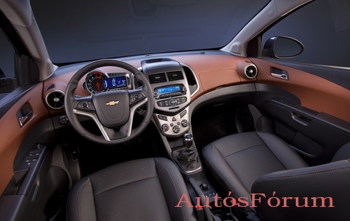Chevrolet Sonic belso dizajn