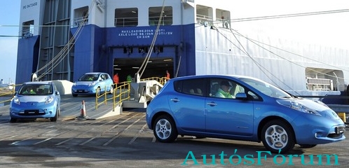 Nissan Leaf Angliába érkezett nissan leaf angliaban