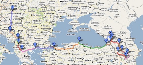 kaukazus rally 2011 utvonala