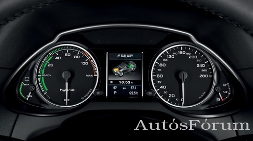 Audi Q5 hybrid muszerfal