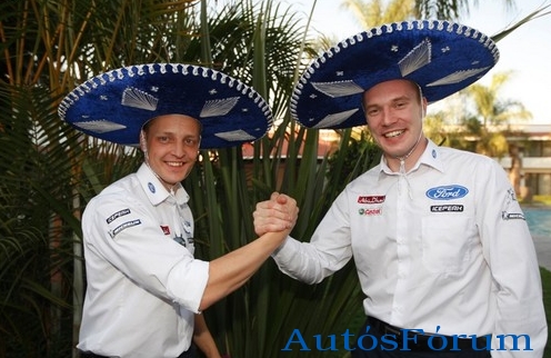 Mikko Hirvonen és Jarri Matti Latvala mikko hirvonen jarri matti latvala